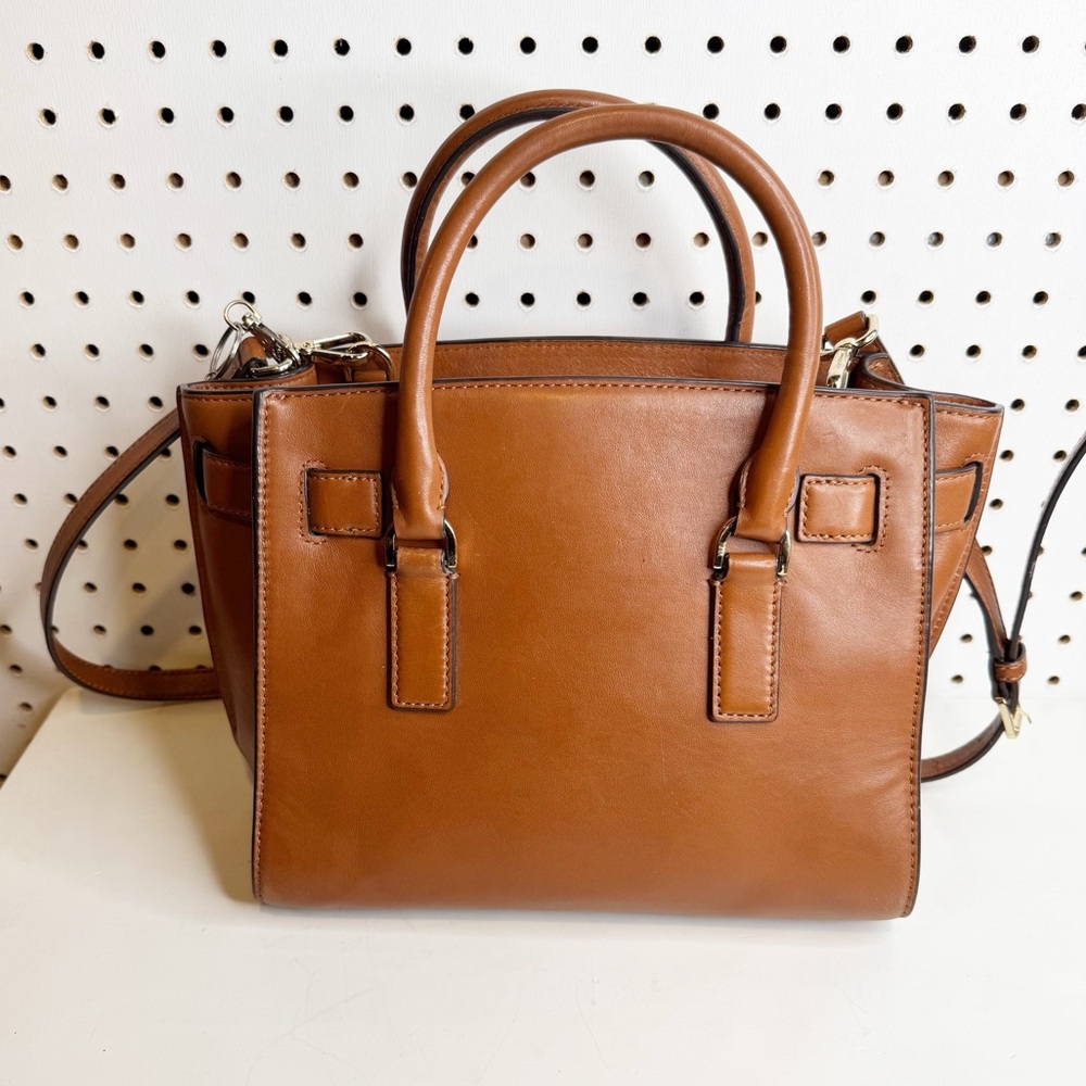 Michael‎ Kors | Hamilton Traveler Luggage Messenger Leather Crossbody Handbag - Picture 6 of 16